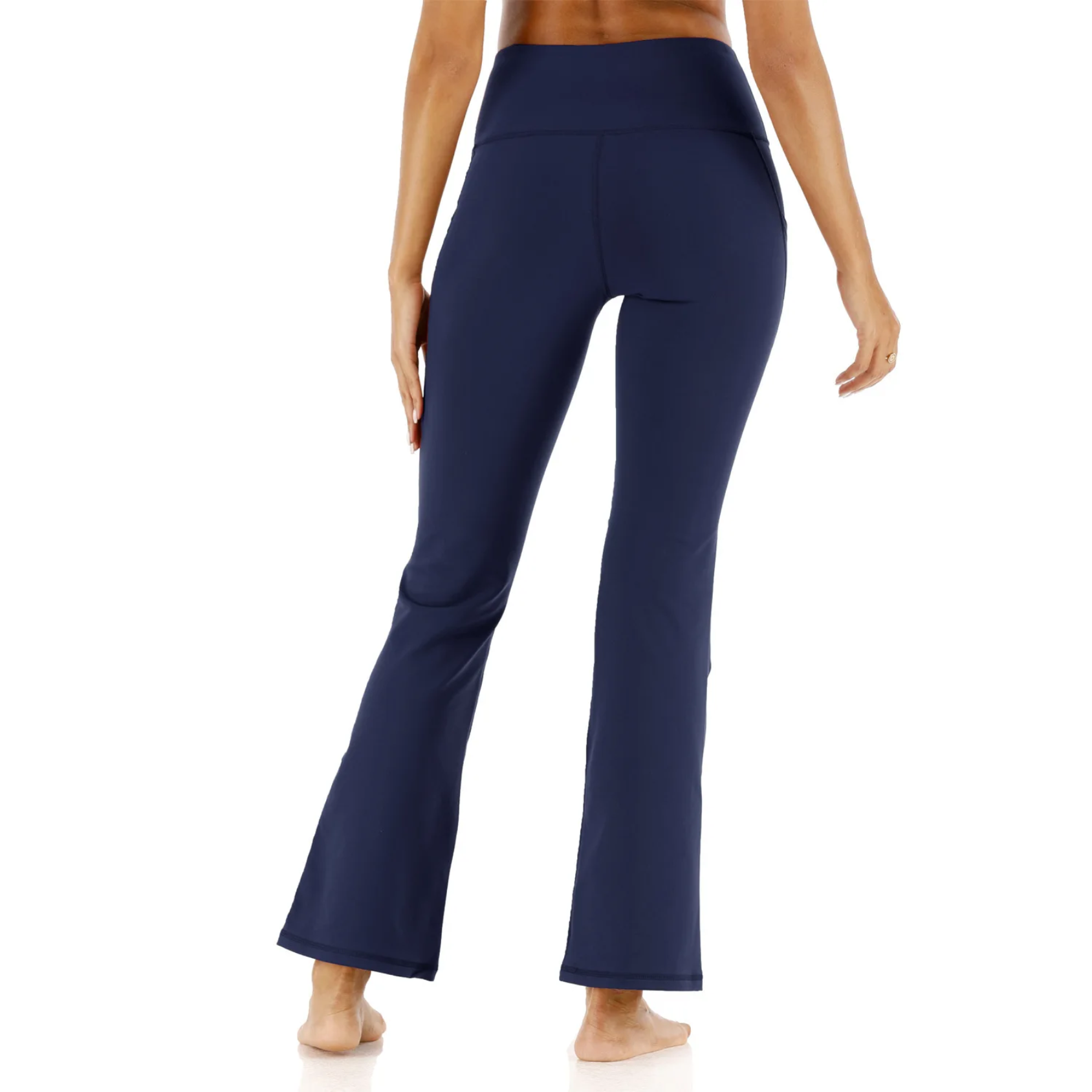 Valenzora | Soft flared trousers with high
