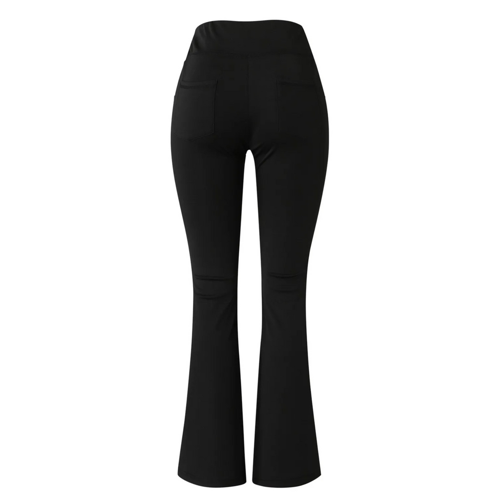Valenzora | Sporty flared trousers with high waist