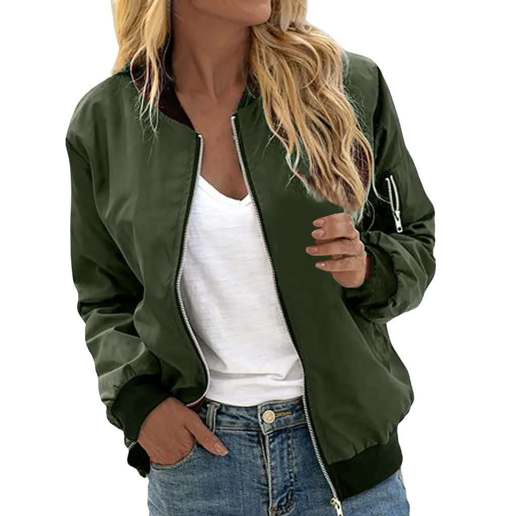 Valenzora | Klassische Freizeit-Bomberjacke für Damen