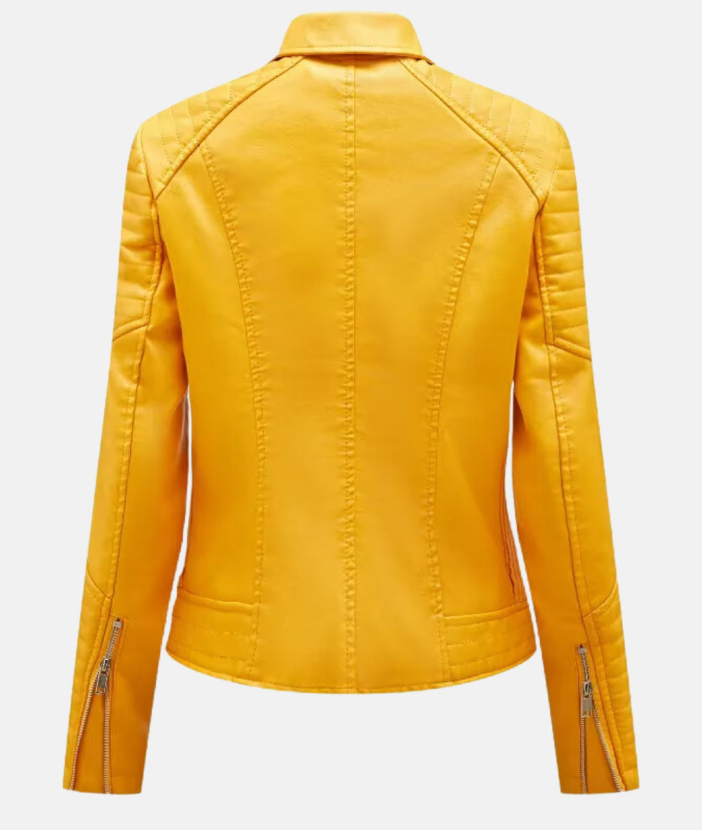 Valenzora | Women's leather jacket without hood - Stylish biker jacket