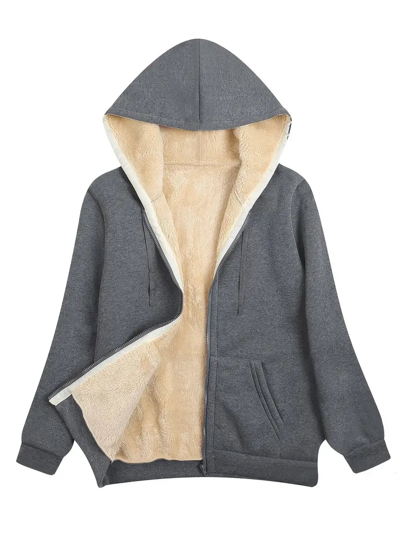 Valenzora | Warme und weiche Kapuzenjacke für Damen | Perfekt für den Winter