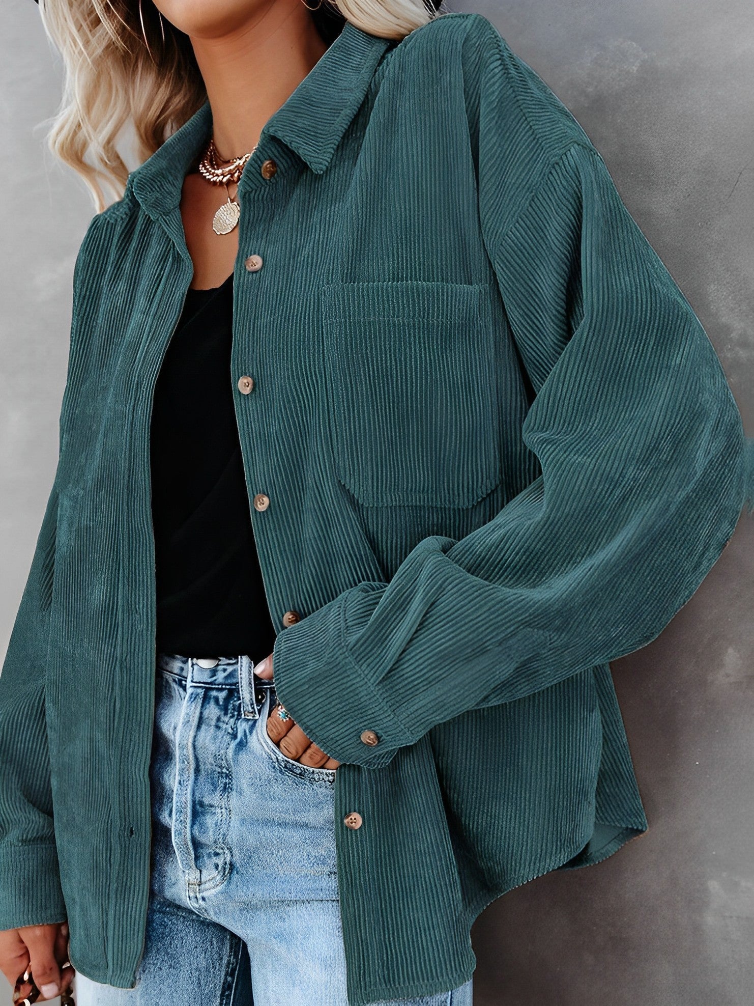 Valenzora | Classic corduroy blouson