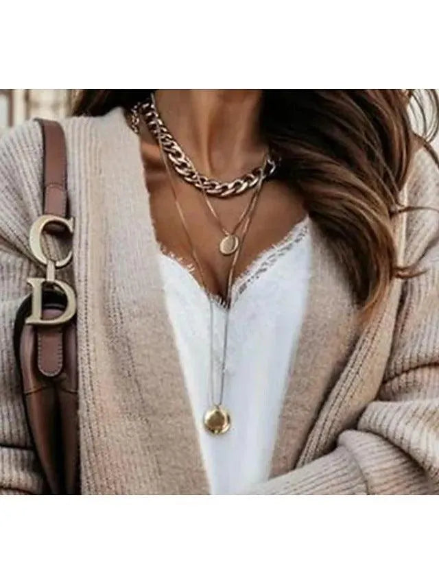 Valenzora | Cardigan with buttons and long sleeves