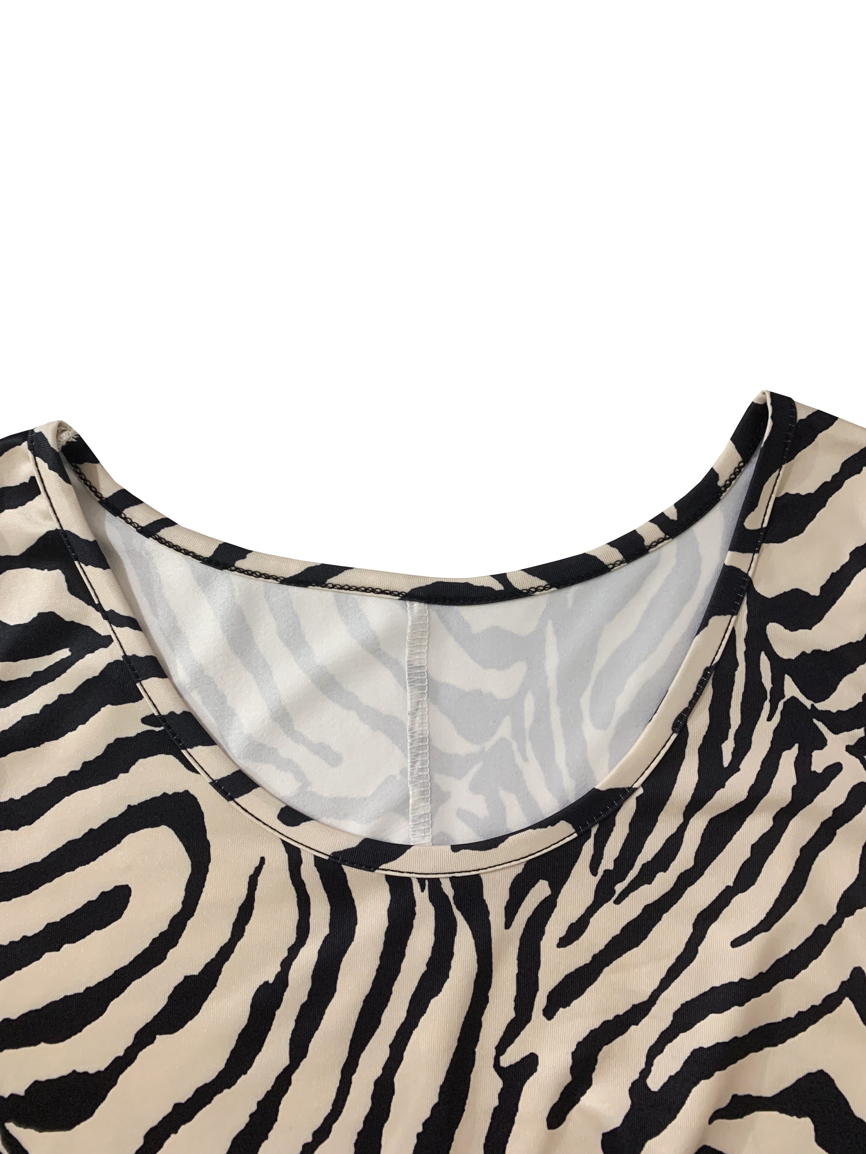 Valenzora | Sleeveless Zebra Dress, A-Line Summer Skirt