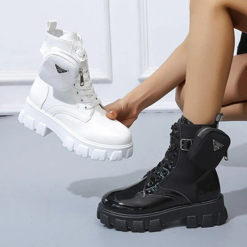 Valenzora | Boots with a platform up to the calf