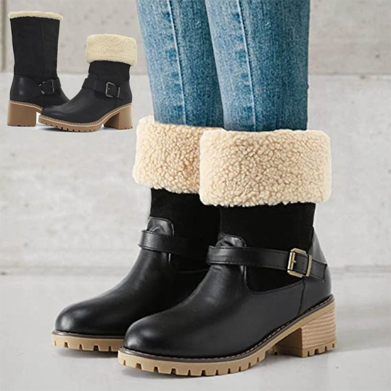 Valenzora | Stylische Herbst-Stiefeletten mit Schnalle für Damen