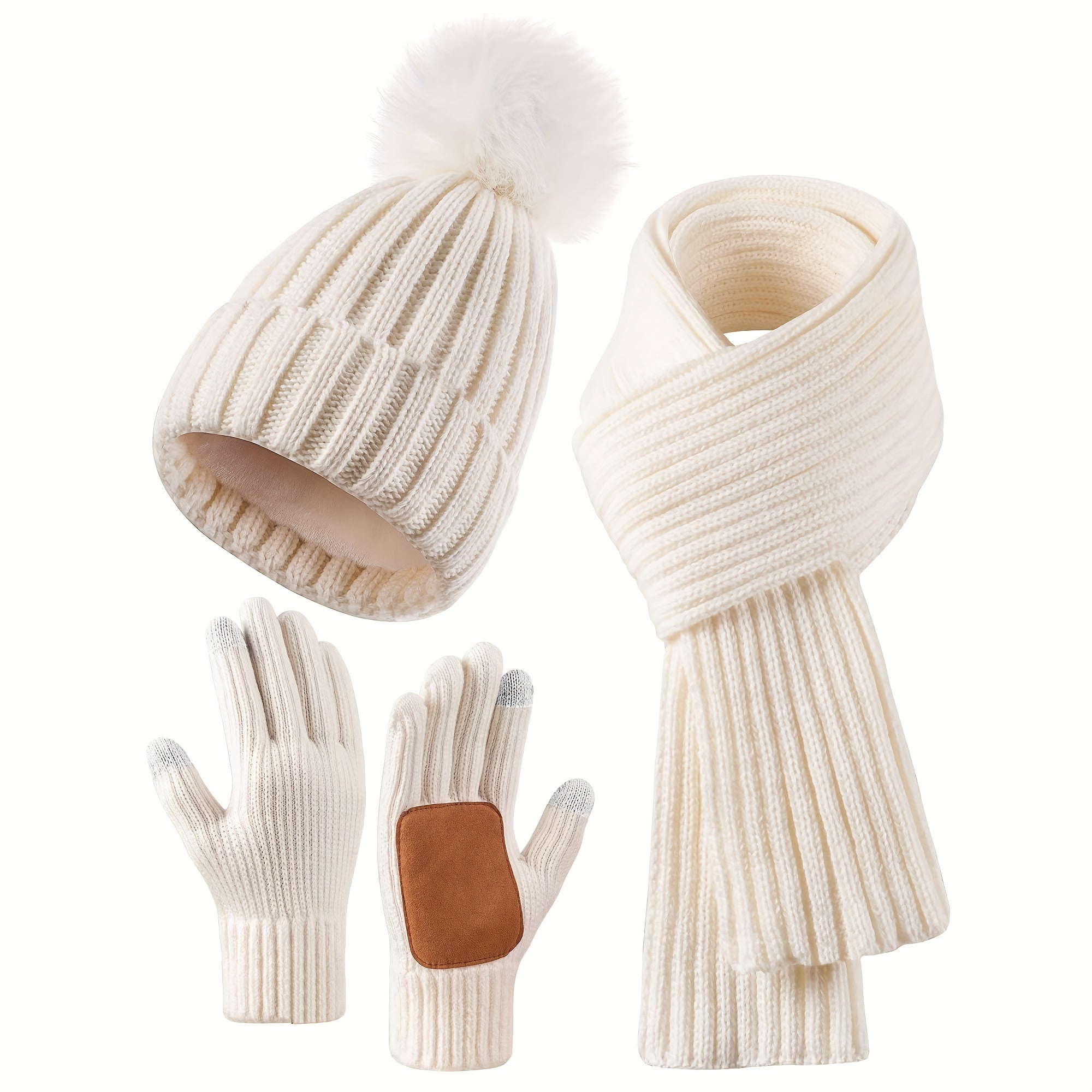 Valenzora | Lässiges, stylisches 3-teiliges Set für Damen für den Winter