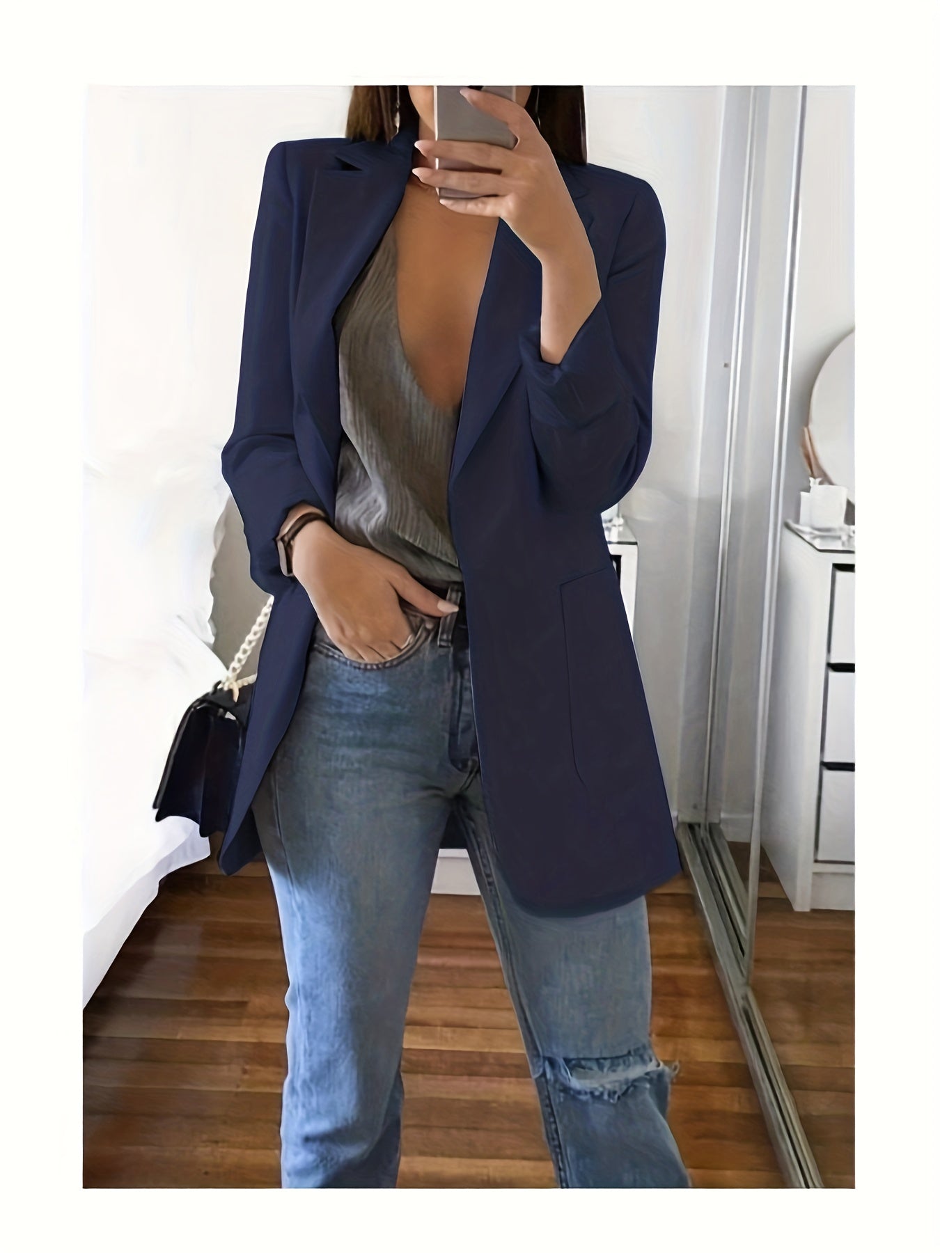 Valenzora | Lässiger Blazer in großen Größen