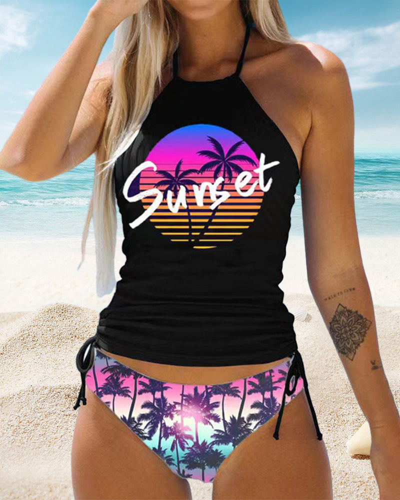 Valenzora | Bikini-Set mit Palmenmotiv