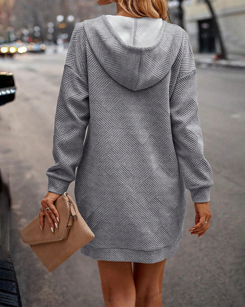 Valenzora | Kleid-/Pullover-Kombination mit Kapuze für Herbst 2023