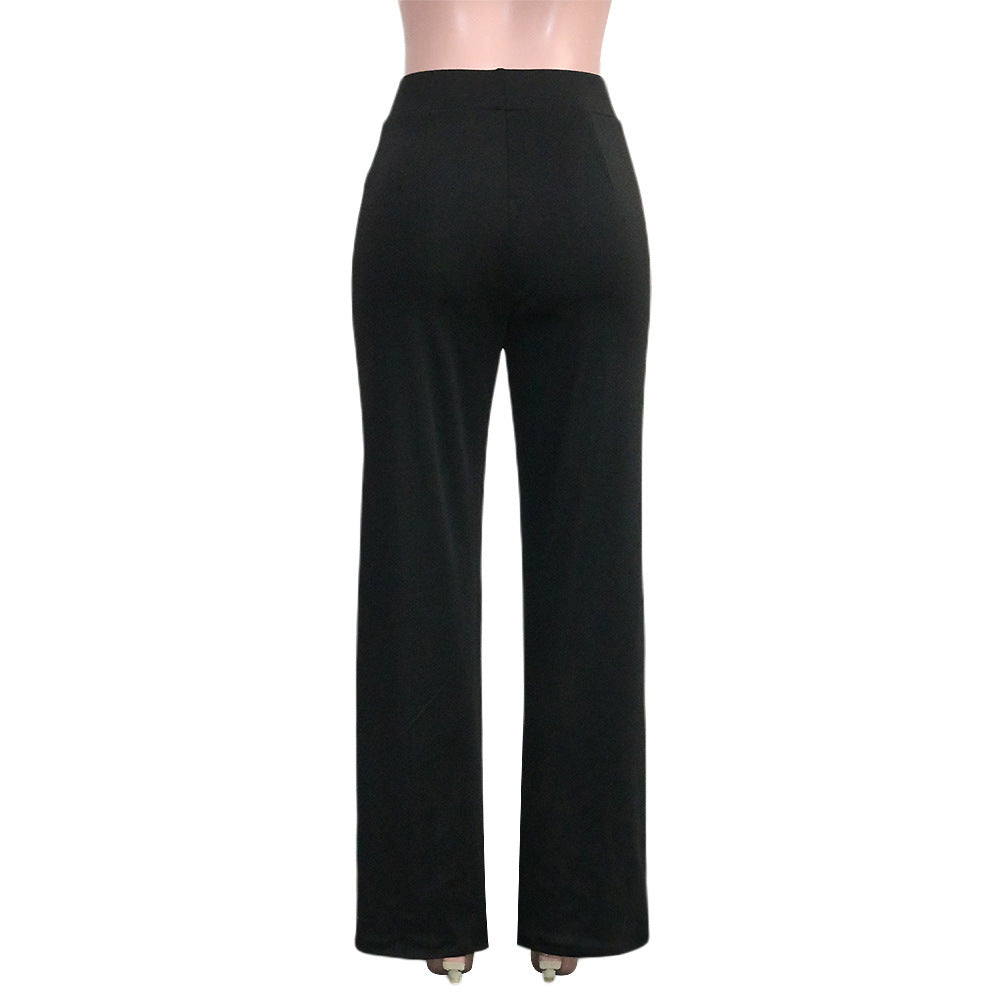 Valenzora High-waisted bell-bottom trousers