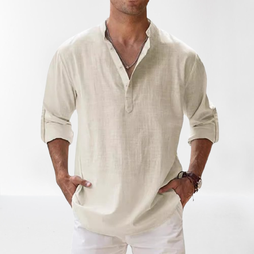 Valenzora | Linen Shirt with Long Sleeves