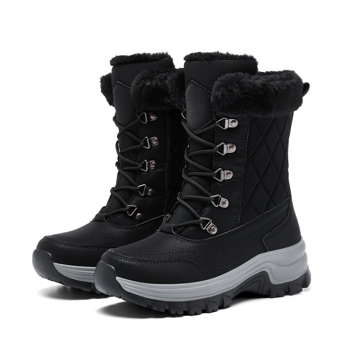 Valenzora | Casual winter fleece-lined boots for women