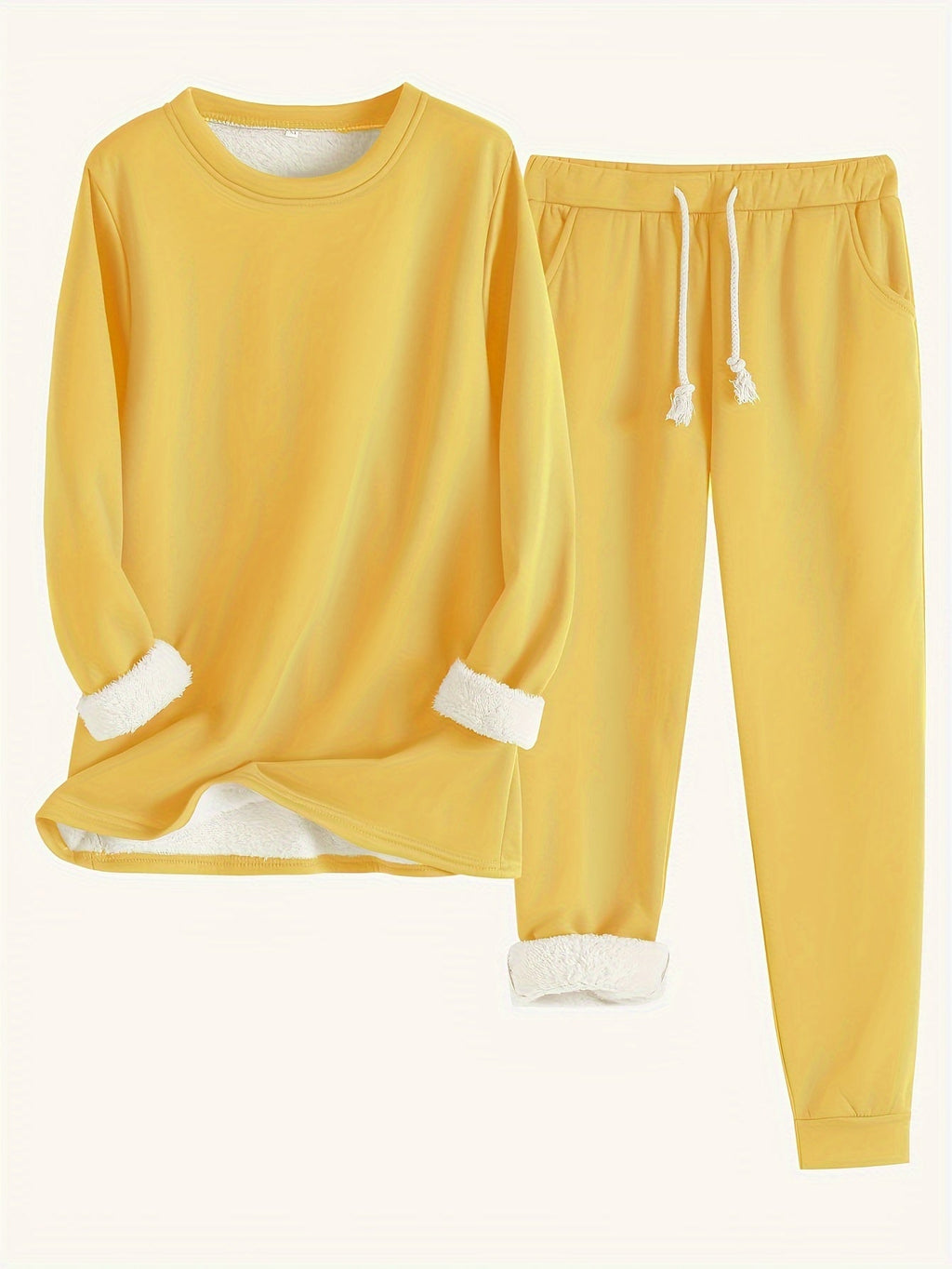 Valenzora | Stylisches Winter-Casual Thermo-Sweatshirt und Jogginghosen-Set für Damen