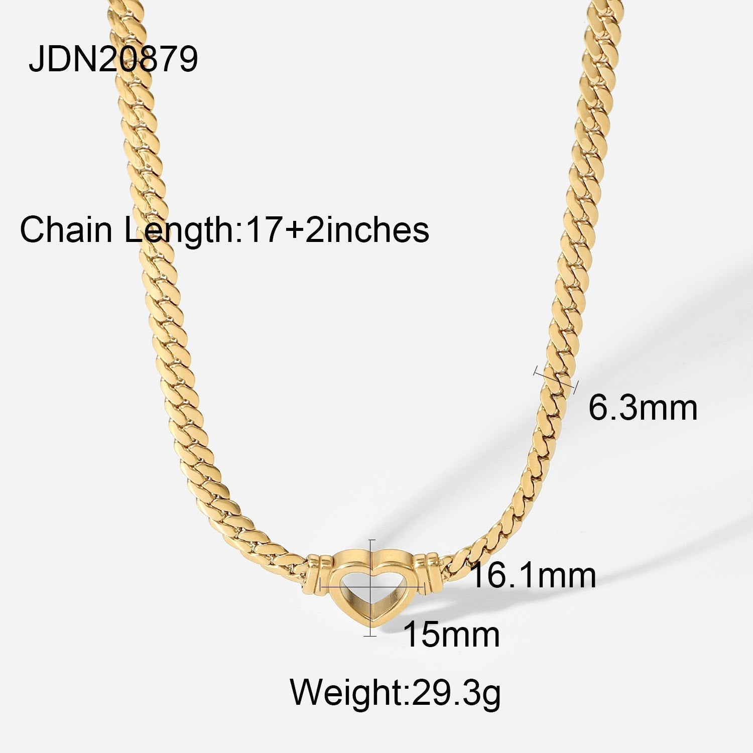 Valenzora | Cuban Heart Necklace