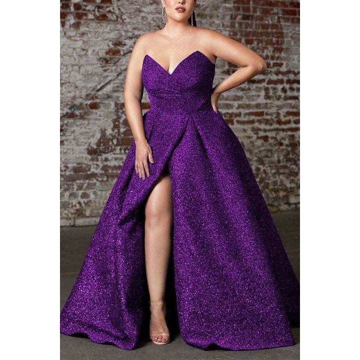 Valenzora | Elegantes langes Kleid, Größe L