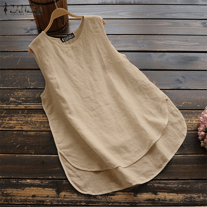 Valenzora | Sleeveless printed shirts & tops