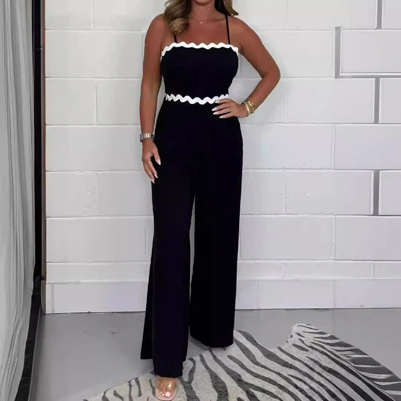 Spaghetti strap jumpsuit