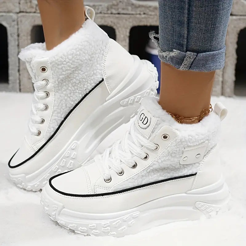 Valenzora – Wasserdichte Plüsch-Stiefeletten