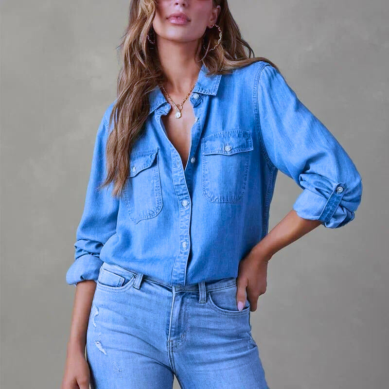 Valenzora | Denim blouse for women