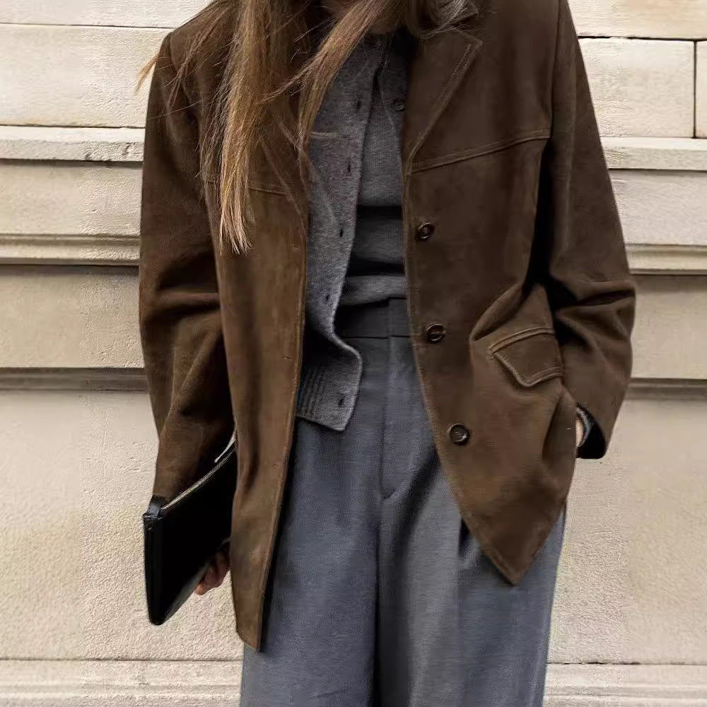 Valenzora | Suede Blazer