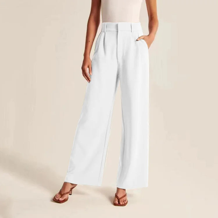 Valenzora - Women's Chic Wide Leg Trousers