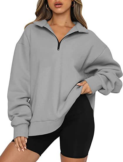 Tatum™ - Damen Sweatshirt mit Kragen