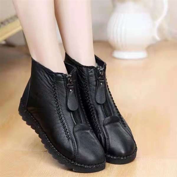 beliebte, rutschfeste Ankle Boots aus Leder