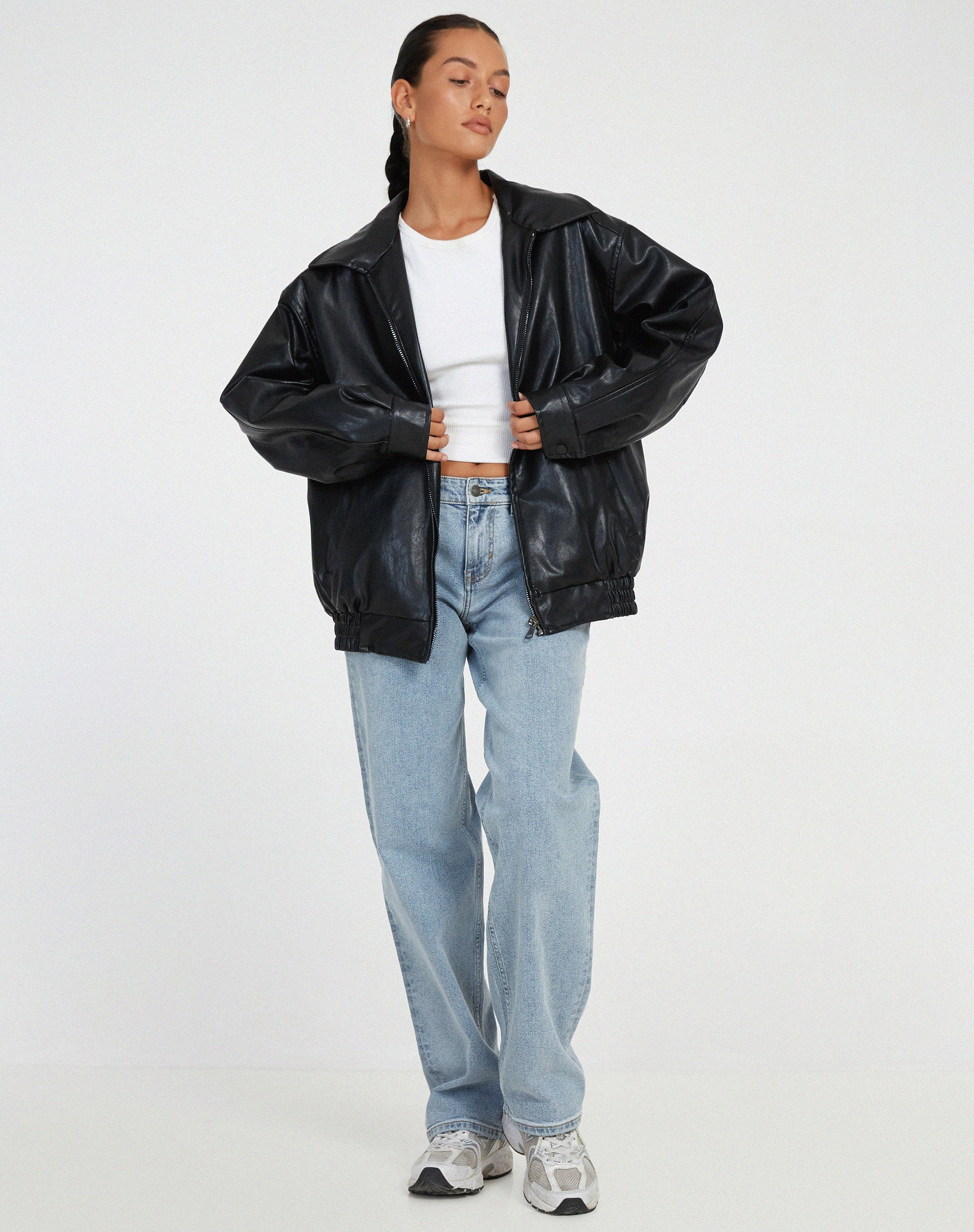 Valenzora - Lässige Lederjacke für Damen