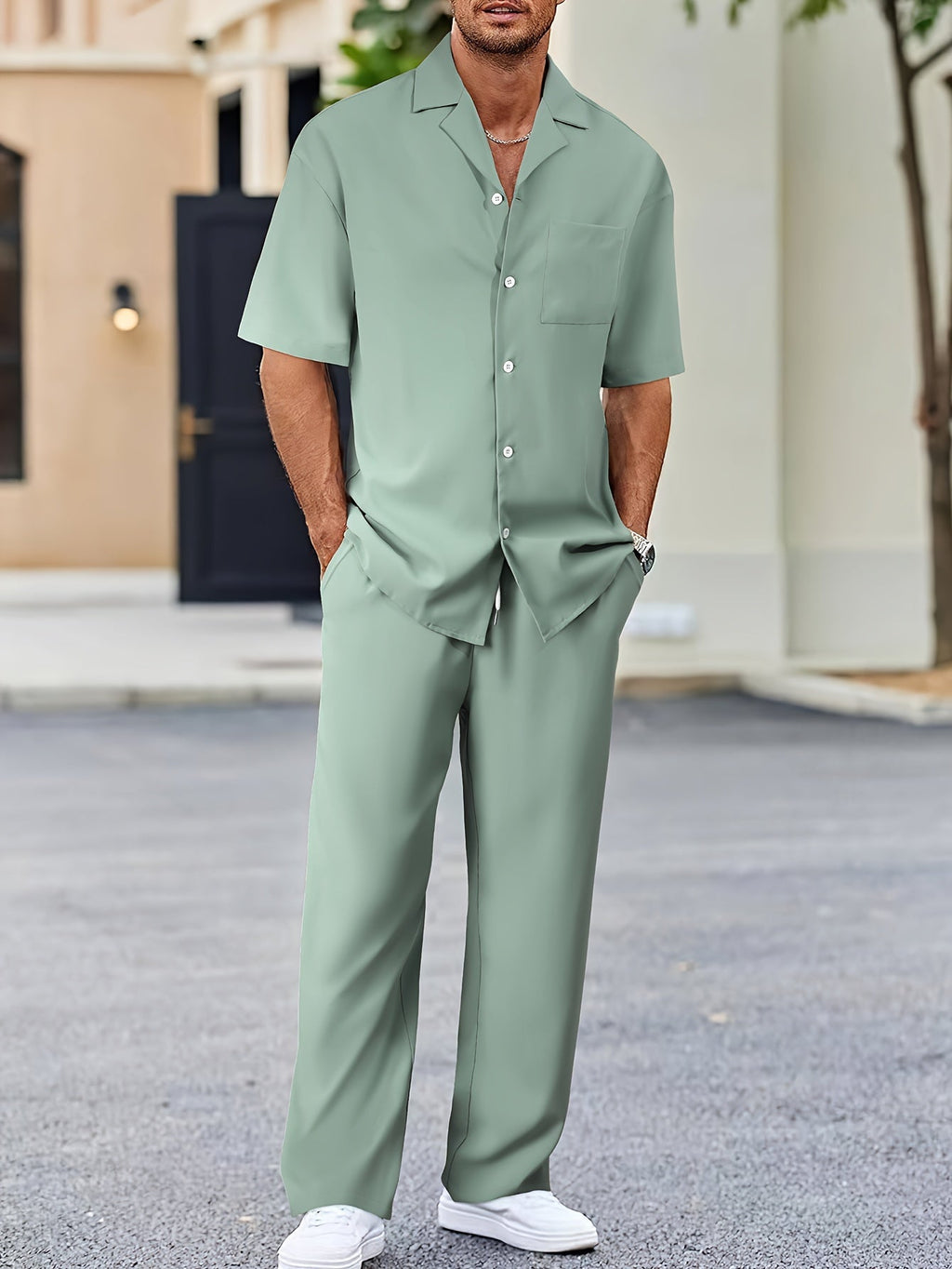 Valenzora | Sommerliches Outfit-Set in einer Farbe