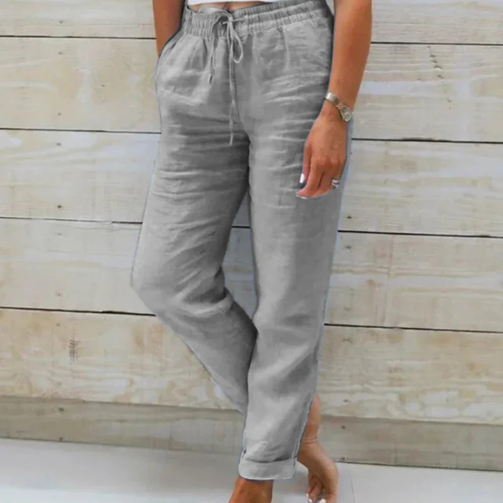 Valenzora | Lightweight linen summer trousers