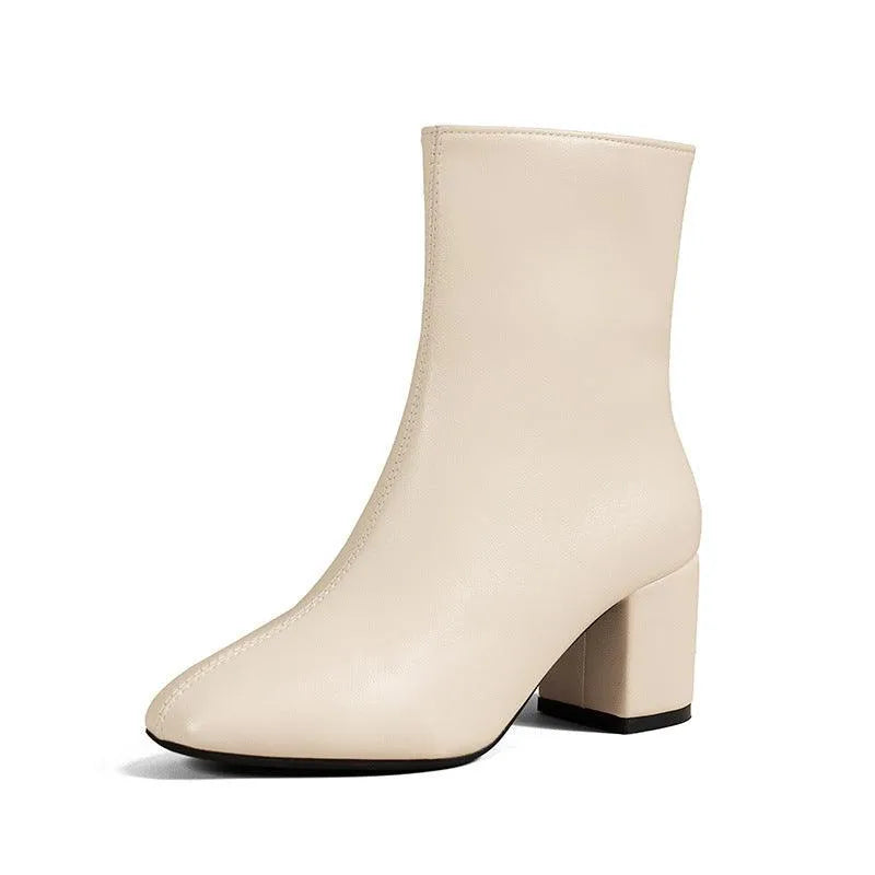 Valenzora | Stiefel mit dicker Zehenpartie