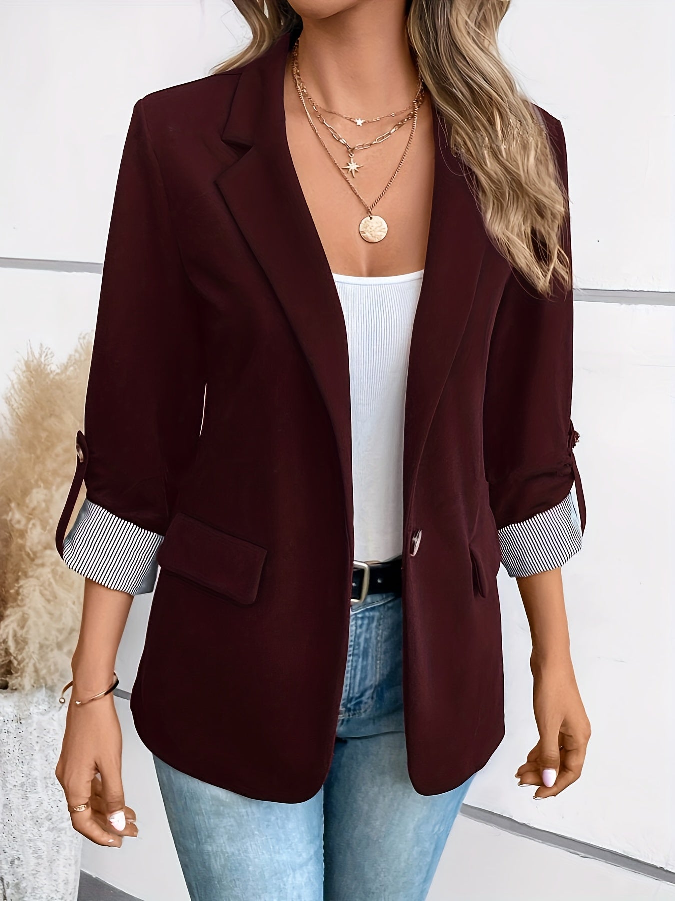 Valenzora | Eleganter Business-Langblazer mit