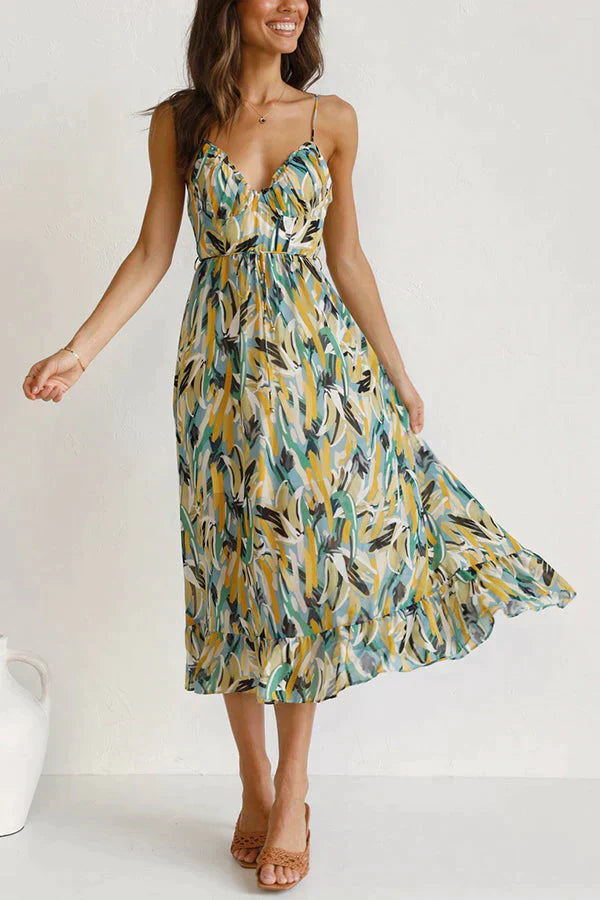 Valenzora - Farbenfrohes Cocktailkleid