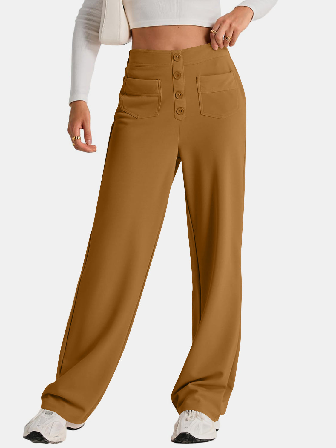 Valenzora | Weite Hose mit Taschen, elegant und bequem