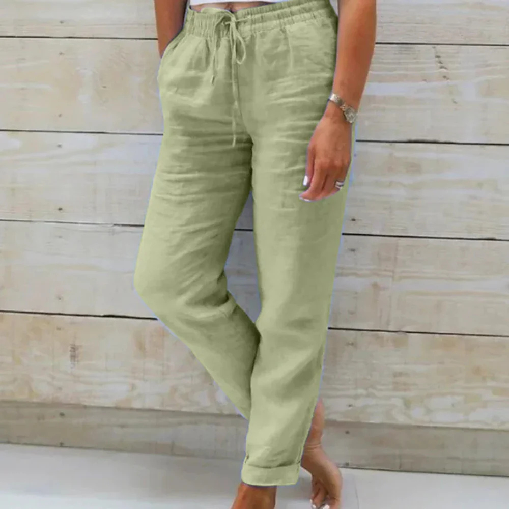 Valenzora | Lightweight linen summer trousers
