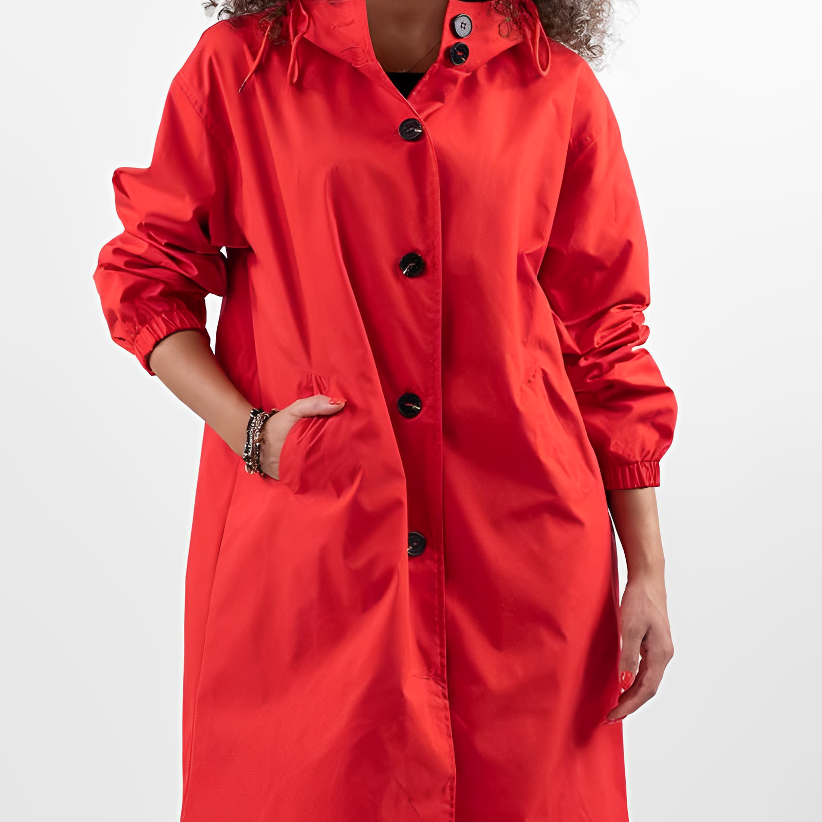 Valenzora Waterproof Rain Jacket with Hood for Women | Perfect for Outdoor Activities