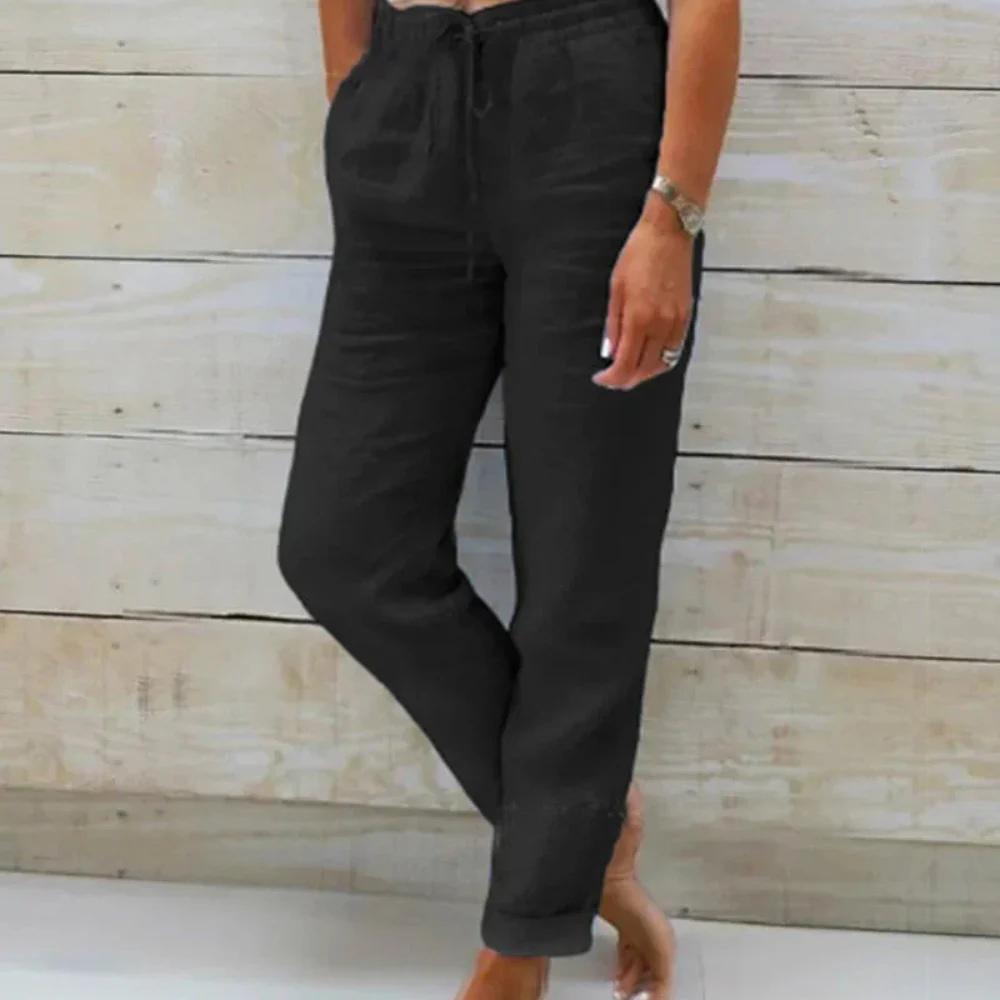 Valenzora | Lightweight linen summer trousers