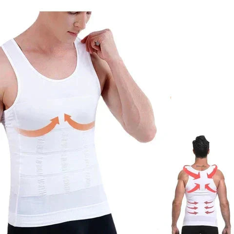 Valenzora | Slim Fit Kompressions-Body Shaper mit Bauchkontrolle und unsichtbarem Unterhemddesign
