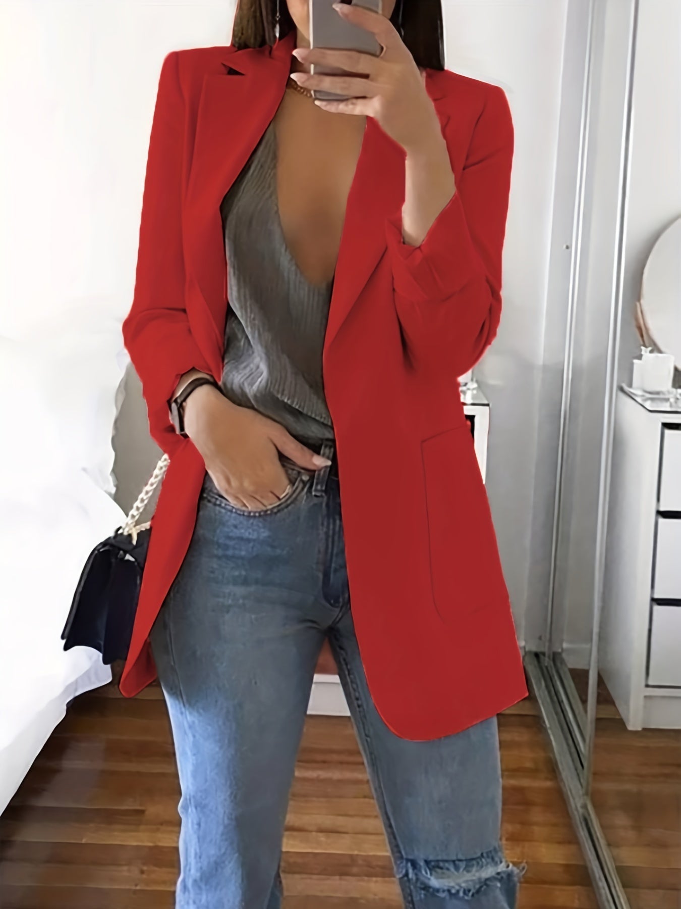 Valenzora | Lässiger Blazer in großen Größen