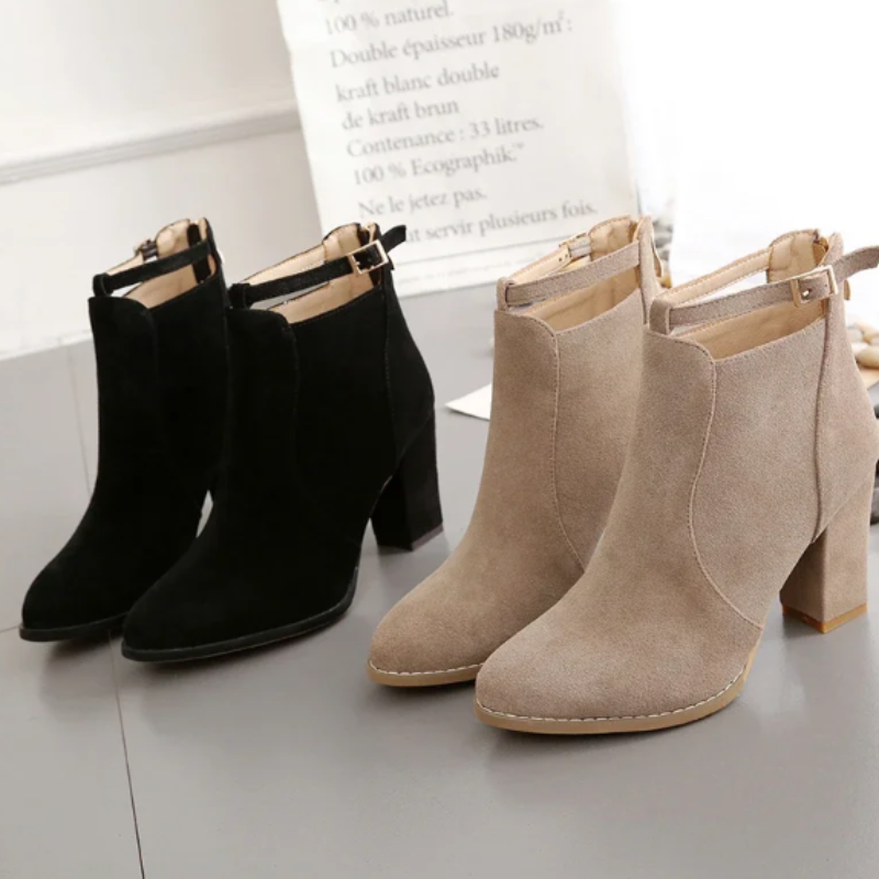 Valenzora | High block heel boots for women