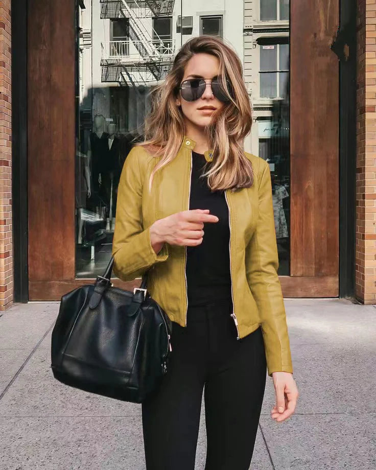 Valenzora | Fashionable leather jacket