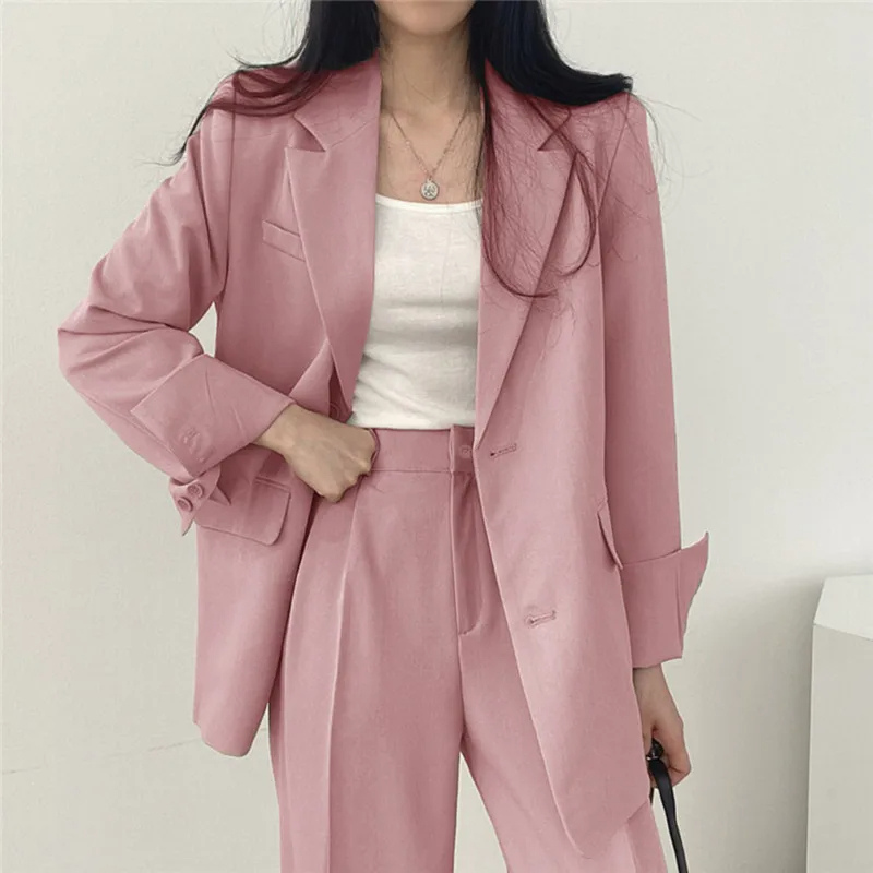 Valenzora | Langer Damenblazer mit breitem Revers und legerer Passform