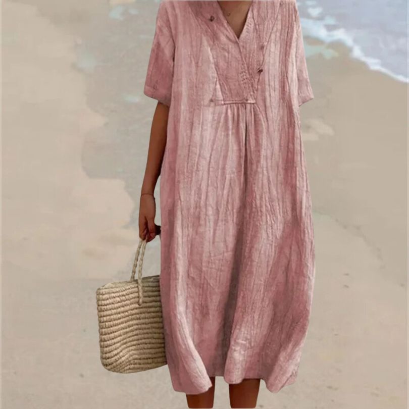 Valenzora | Bequemes Leinenkleid