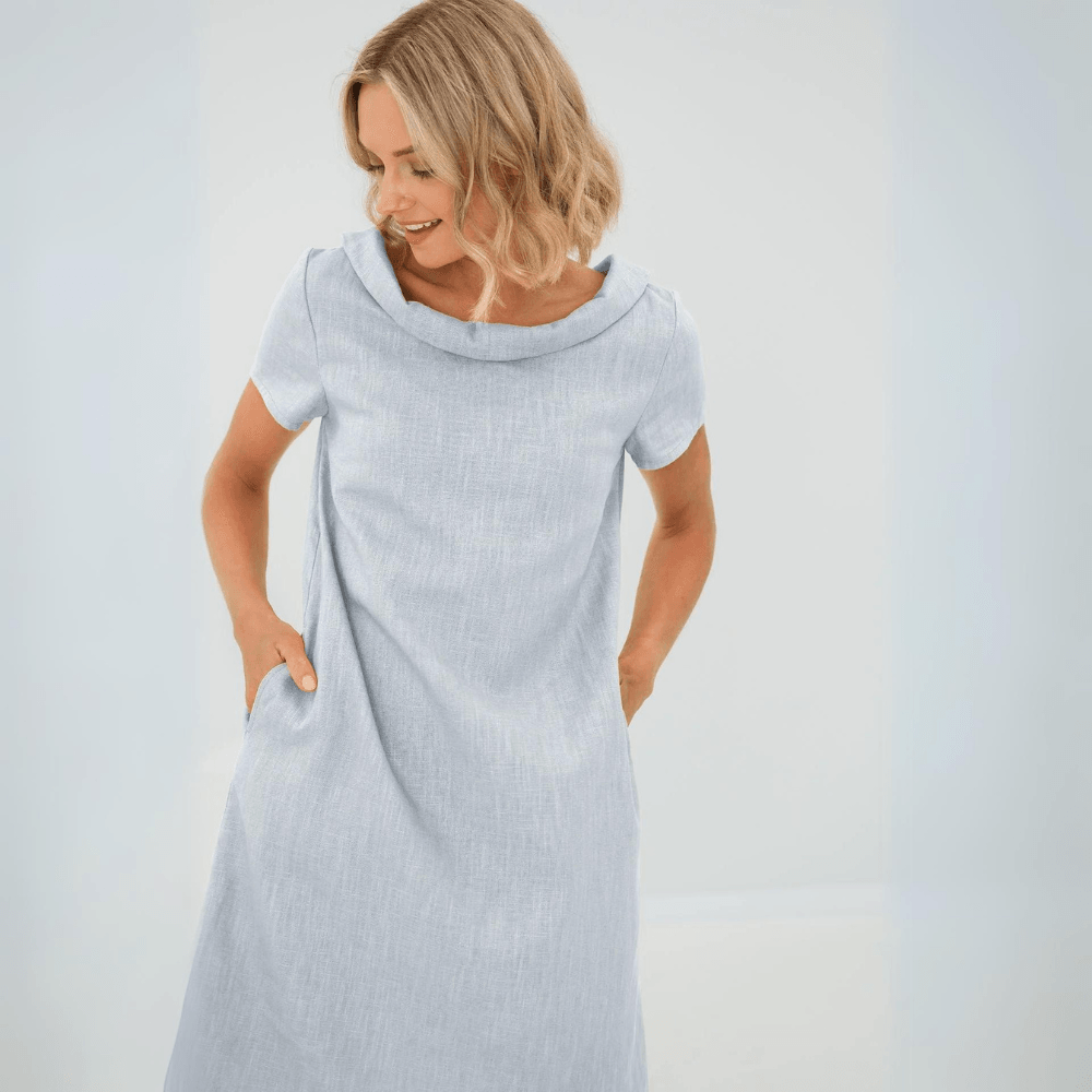 Valenzora | Lässiges Leinenkleid für Damen