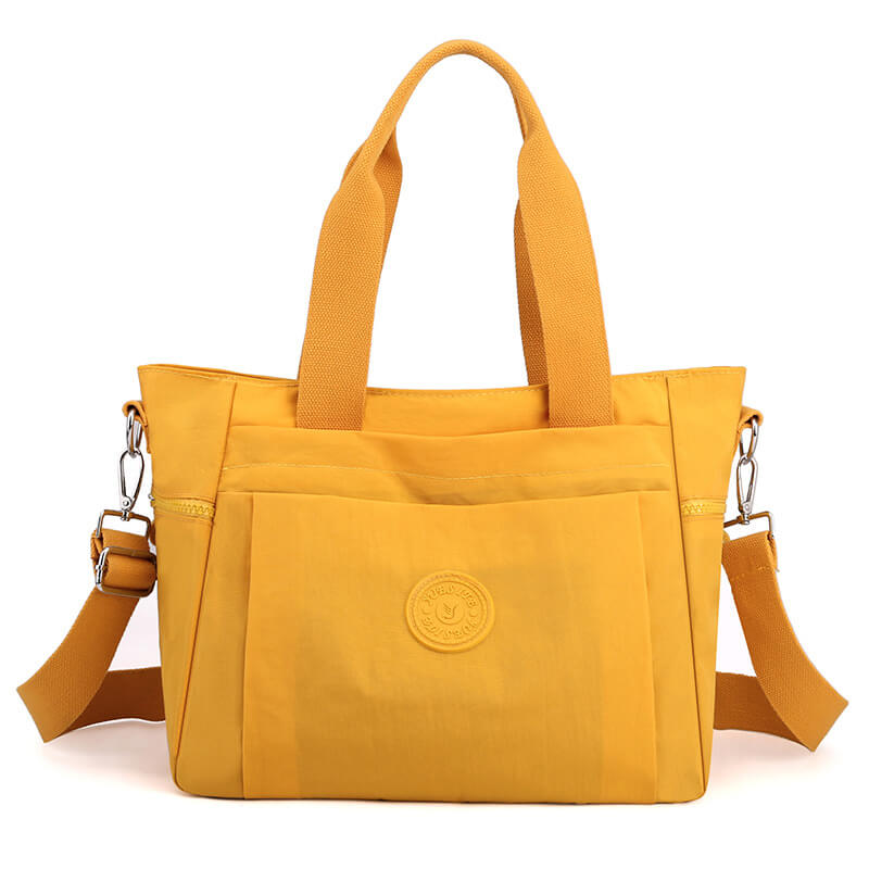 Multicolored tote bag with large capacity for women