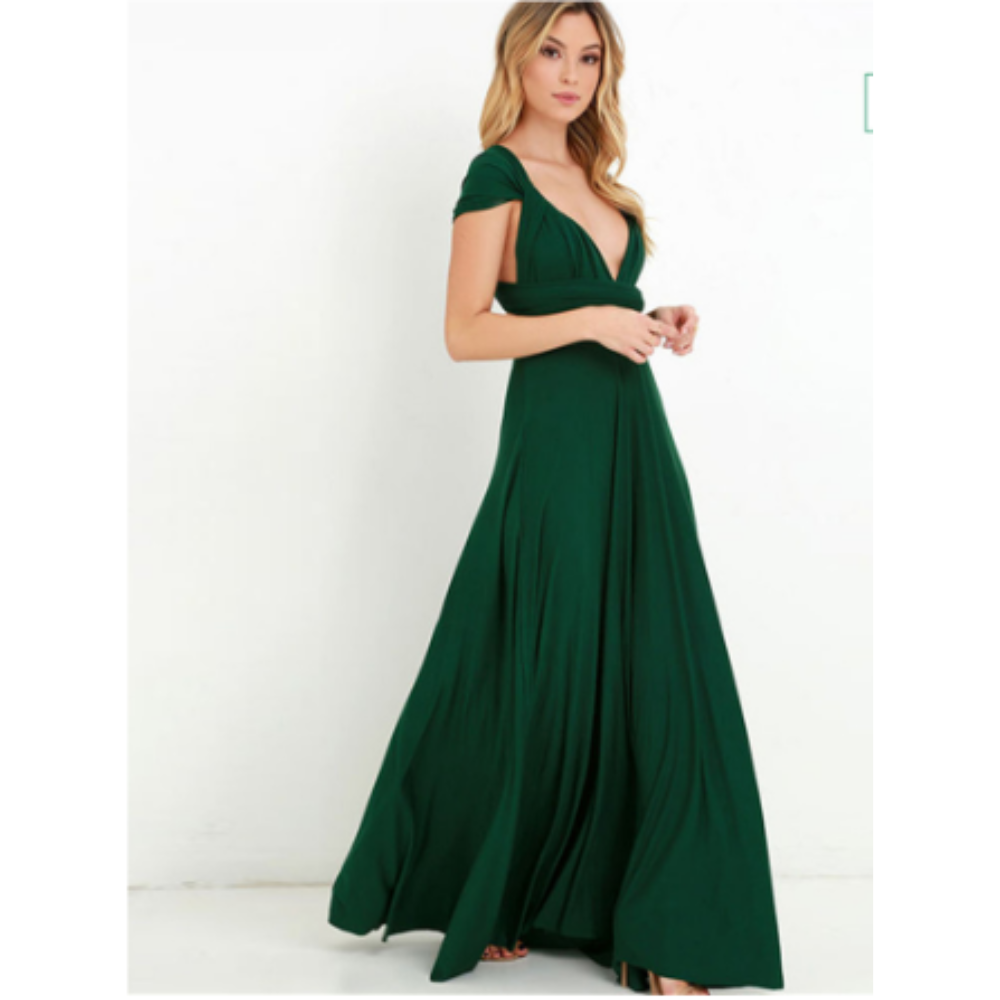 Valenzora | Damen geformtes Satinkleid Elegant