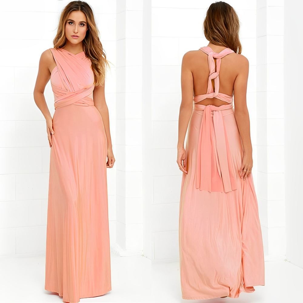 Valenzora | Elegantes Infinity-Damenkleid Schickes Wickel-Sommerkleid