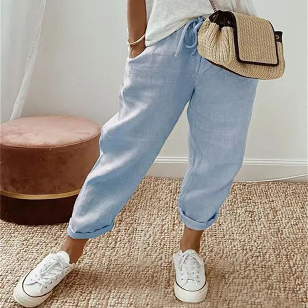 Valenzora | Bequeme Leinenhose