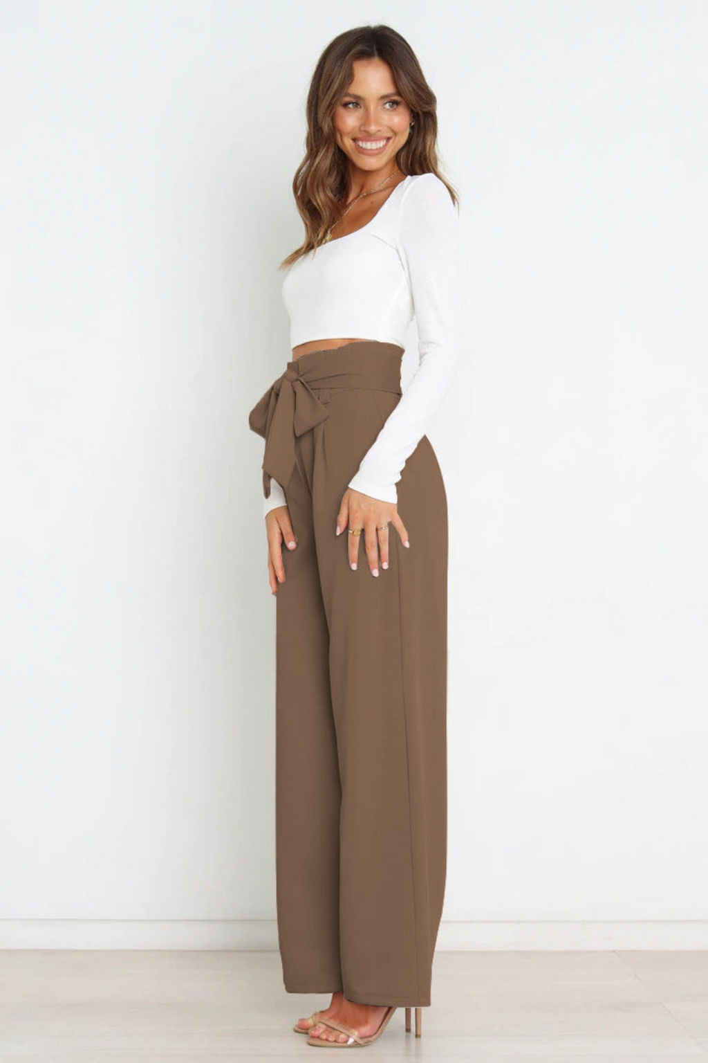 Valenzora | Lange Leinenhose für Damen